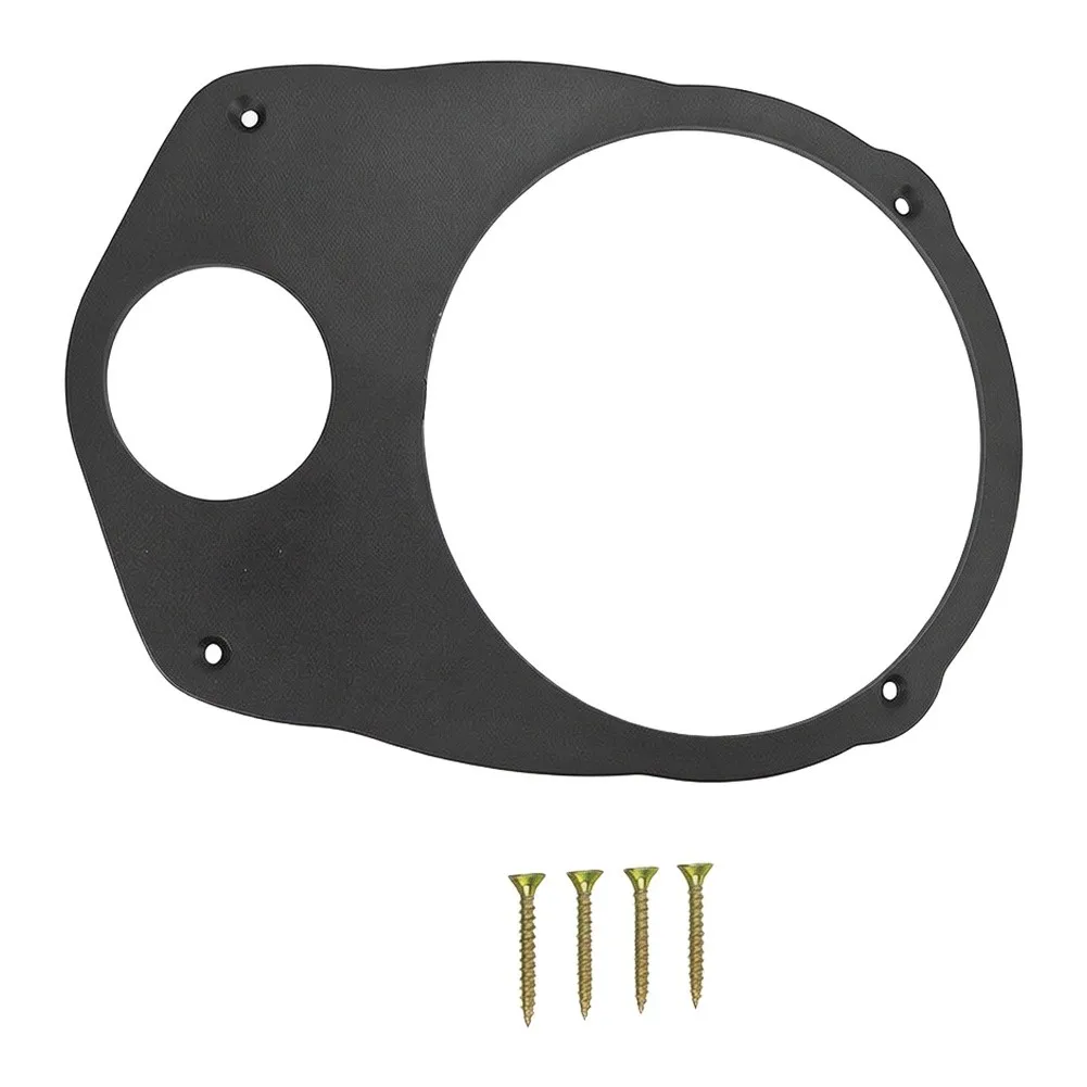 6x9 To 6.5 Inch Speaker Adapter Bracket With 1.38 Tweeter Mount For Car Audio System Upgrade High Density ABS Black Conversion P
