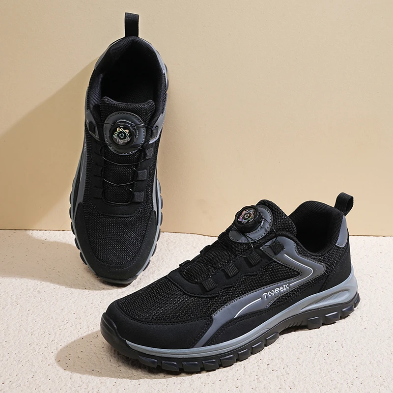 YRZL 2025 أحذية رياضية للرجال أحذية رياضية للجري خفيفة الوزن قابلة للتنفس أحذية رياضية مضادة للانزلاق أحذية مشي غير رسمية سهلة الارتداء مقاس 48 #4