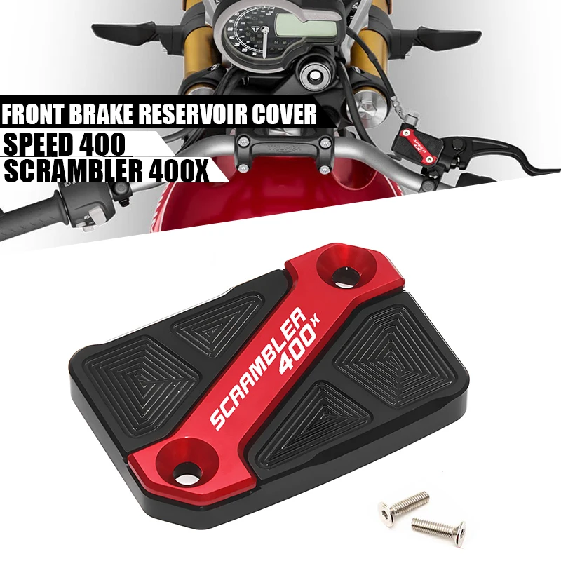 FOR speed400 scrambler400x Speed 400 Scrambler 400x 2023 2024 Motorcycle accessories Front Brake Fluid Reservoir Cap Cover