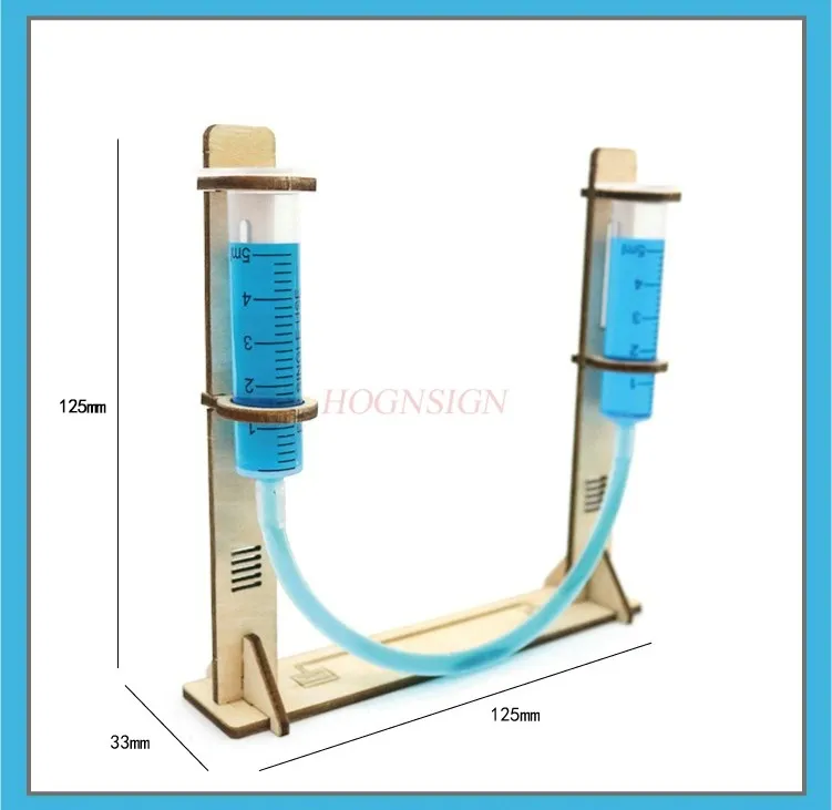 diy science hand-assembled toy model technology small production primary school children\'s maker material package level meter