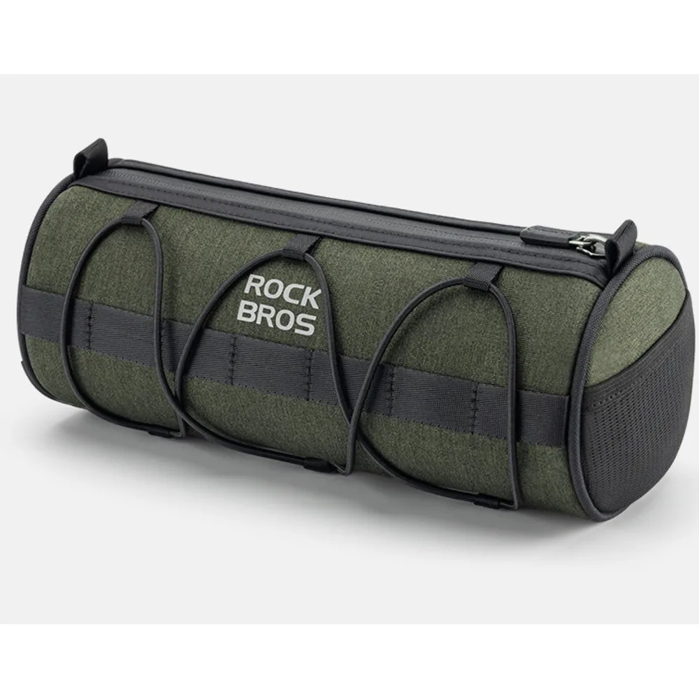 Bicycle cylindrical charter, bag, mountain road travel, front crossbeam, hanging handle, storage_voghion.com