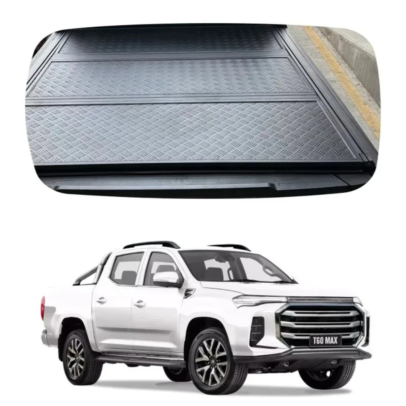 

Heavy-Duty Slide Three-Fold Lid Robust Cargo Support Black Hard Tri Folding Ute Truck Covers for LDV T60/T70/T90