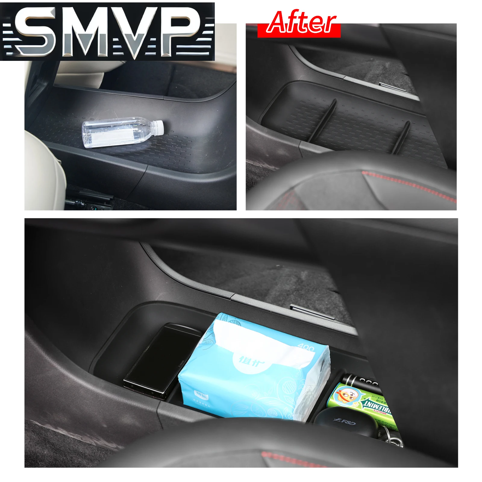 Fit For Car Center Console Storage Box Smart #1 Smart#1 Central Armrest Tray Organizer Interior Accessories Tidying