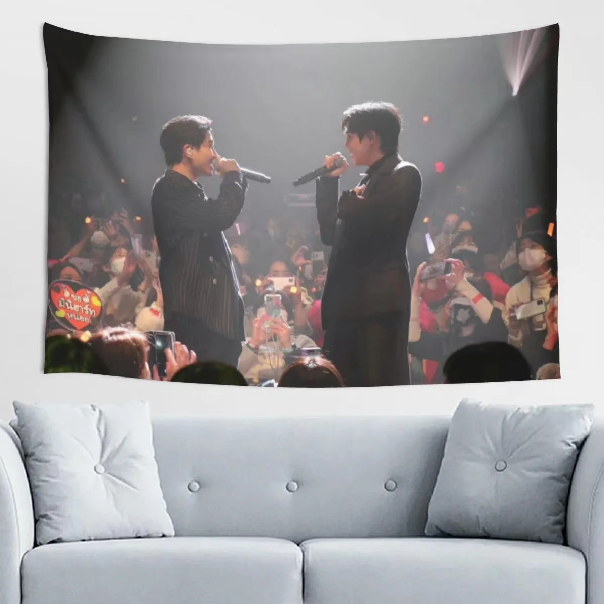 Firstkhaotung Magazine Cover HD Poster Hanging Cloth Thai TV The Eclipse Drama Stills Photo Tapestry Home Wall Decor Background