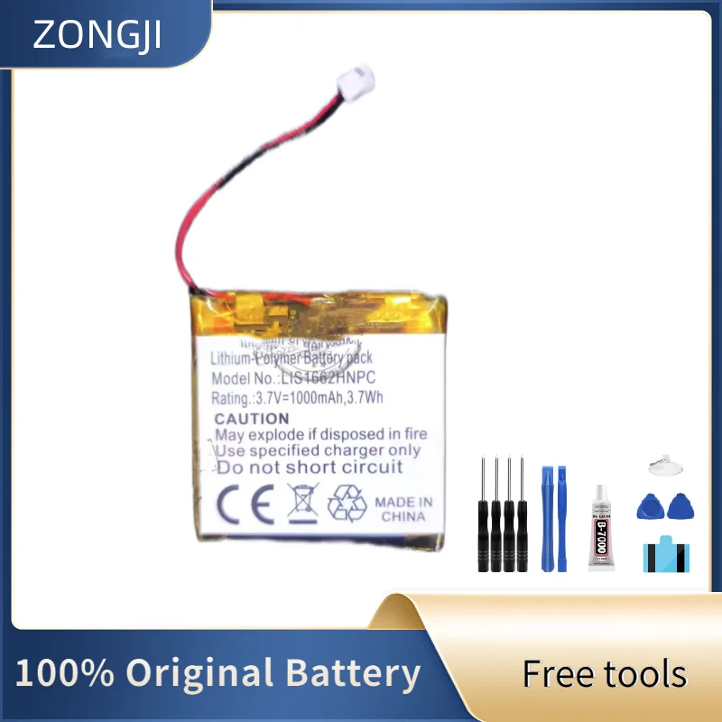 

Новая совместимая батарея ZONGJI для Sony WH-1000xM3 WH-1000XM4 WH-CH710N/B WH-XB900 WH-XB900N WH-XB910 LIS1662HNPC + Бесплатный инструмент