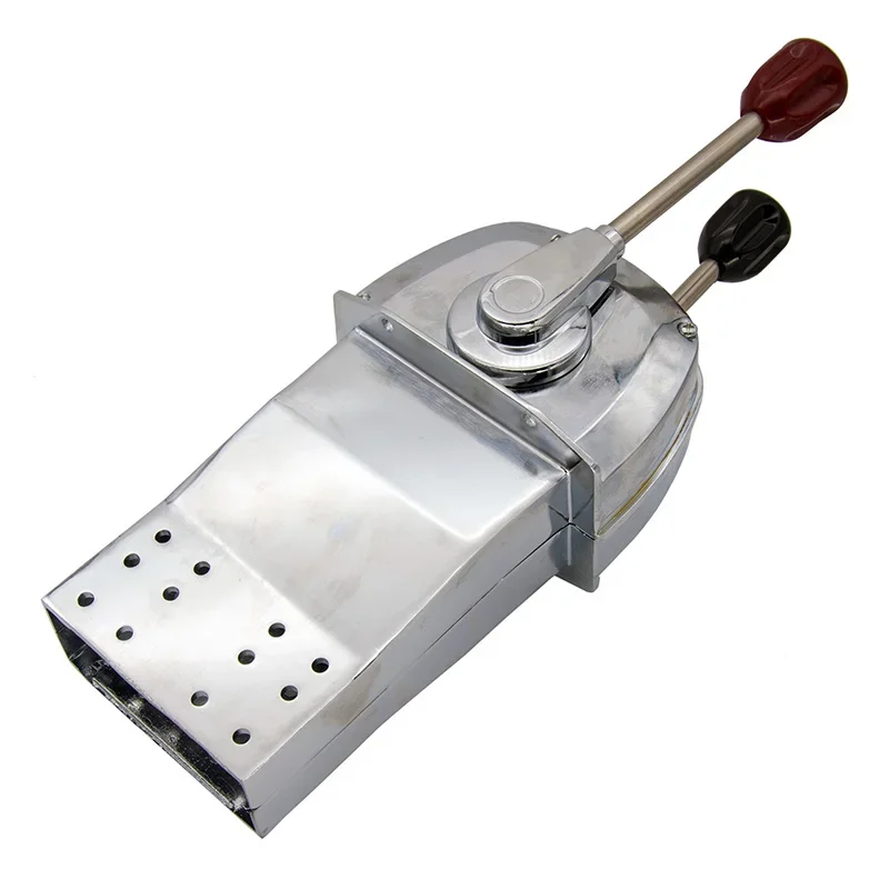 Alavanca dupla para barco de montagem superior, controle de motor, alavanca de controle de barco marinho