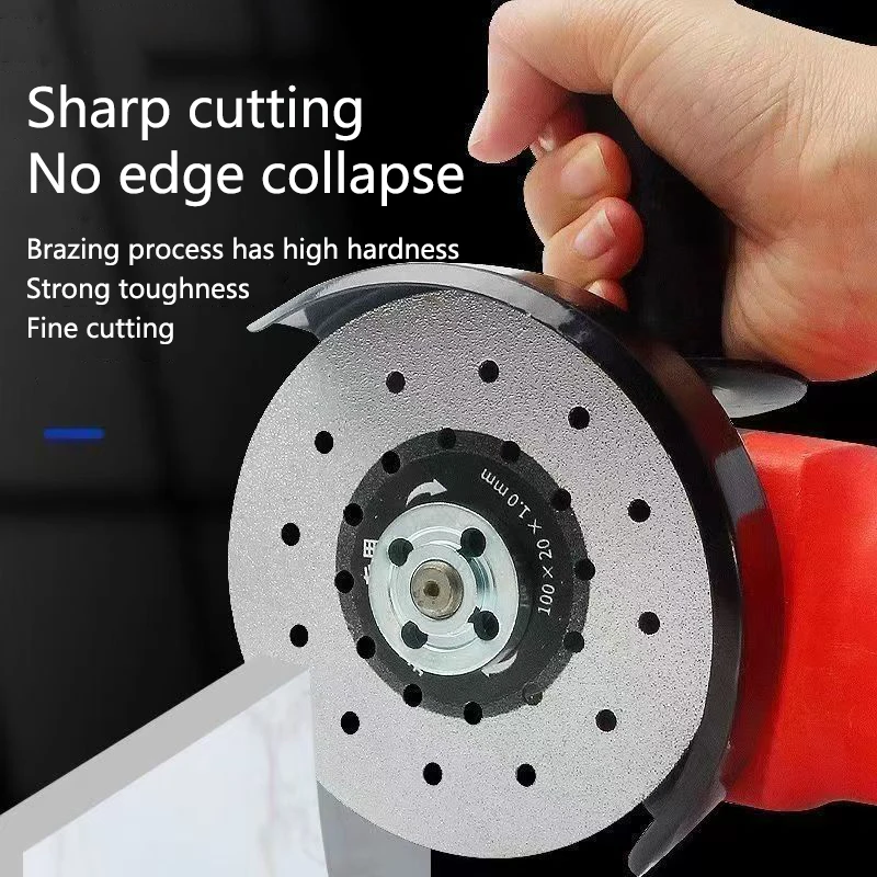 

1PC Porous Widened Rock Slabs Cutting Disc 100mm Slate Flat Grinding Cutting Blade 3.93 Inch Cutting Blade For Stone Ceramic