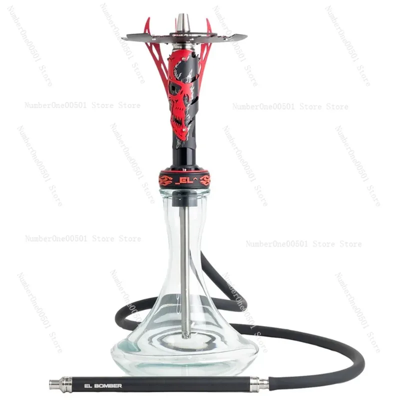 

El Bomber Apocalypse Hookah Shisha Set with Glass Vase Gift Packing European Style