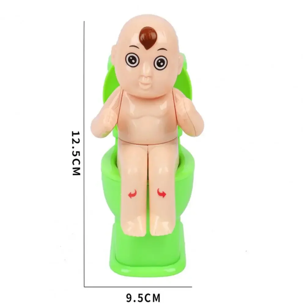 Brinquedos de água engraçados para crianças, Squirt Joke Toy, Xixi de banheiro, Menino dos desenhos animados, Brinquedo complicado, Novidade, Spray de água