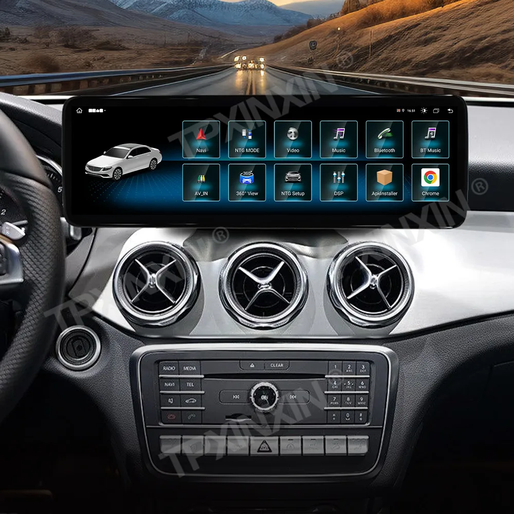 

14,9 "Android 13 автонавигационный автомобильный радиоприемник для Mercedes Benz CLA 2016-2018 беспроводной CarPlay стерео мультимедийный плеер головное устройство