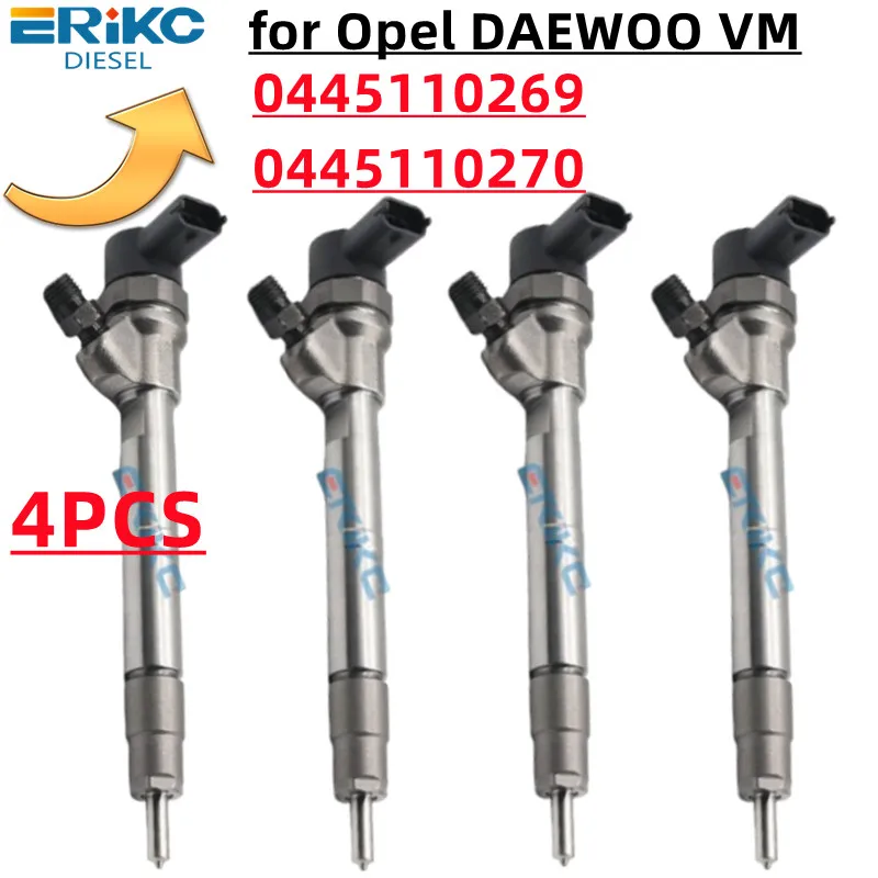 0445110269 0 445 110 269 Common Rail Injector CRI 0445 110 269  0445110270 OEM 96440397 95517510 for Chevrolet Opel