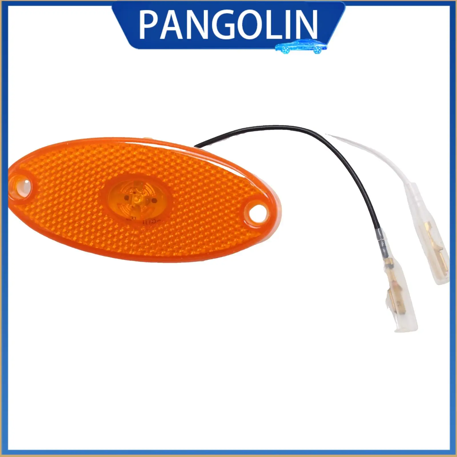 

PANGOLIN 12V Янтарный овальный светодиодный боковой габаритный фонарь для прочного и надежного освещения в качестве прицепа или автомобиля