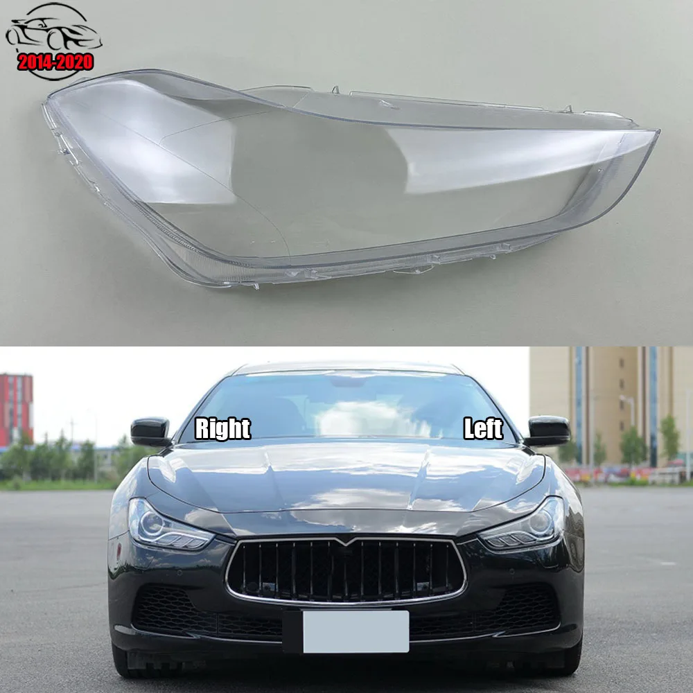 

For Maserati Ghibli 2014-2020 Headlamp Transparent Cover Headlight Shell Lens Replace The Original Lampshade Plexiglass