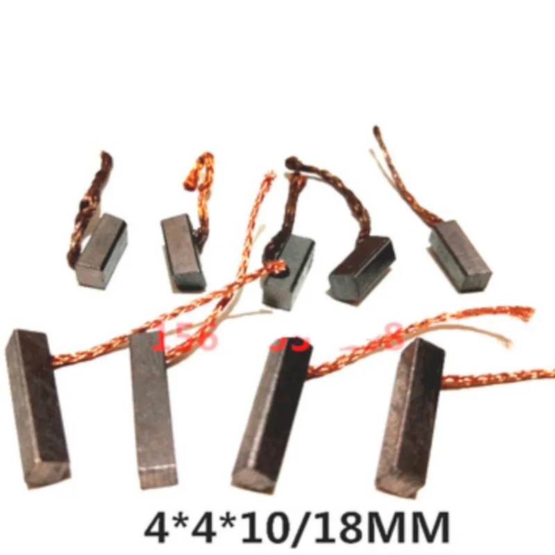Imagem -04 - Escova de Cobre do Carbono da Escova do Limpador do Carro do Micro Motor 2.5x3x4x5x6x6.3x7x8x9x10x12x12.5x14x15x16x17x 18x19x20x25 mm