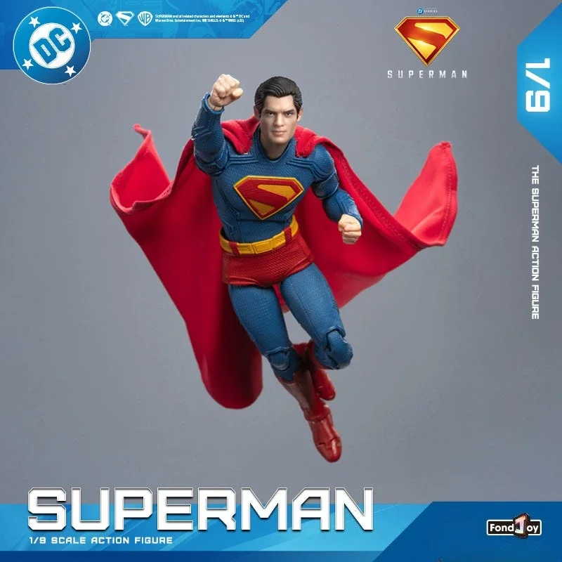 Fondjoy novo superman 1/9 figura de ação edição deluxe dc versão do filme gunn novo superman figura ornamentos para brinquedos meninos presentes