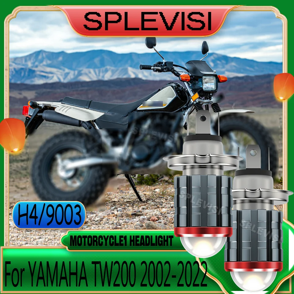 

long visible distance LED Motorcycle Headlight For YAMAHA TW200 2002 2003 2004 2005 2006 2007 2008 2009 2010 2011 2012 2013-2022
