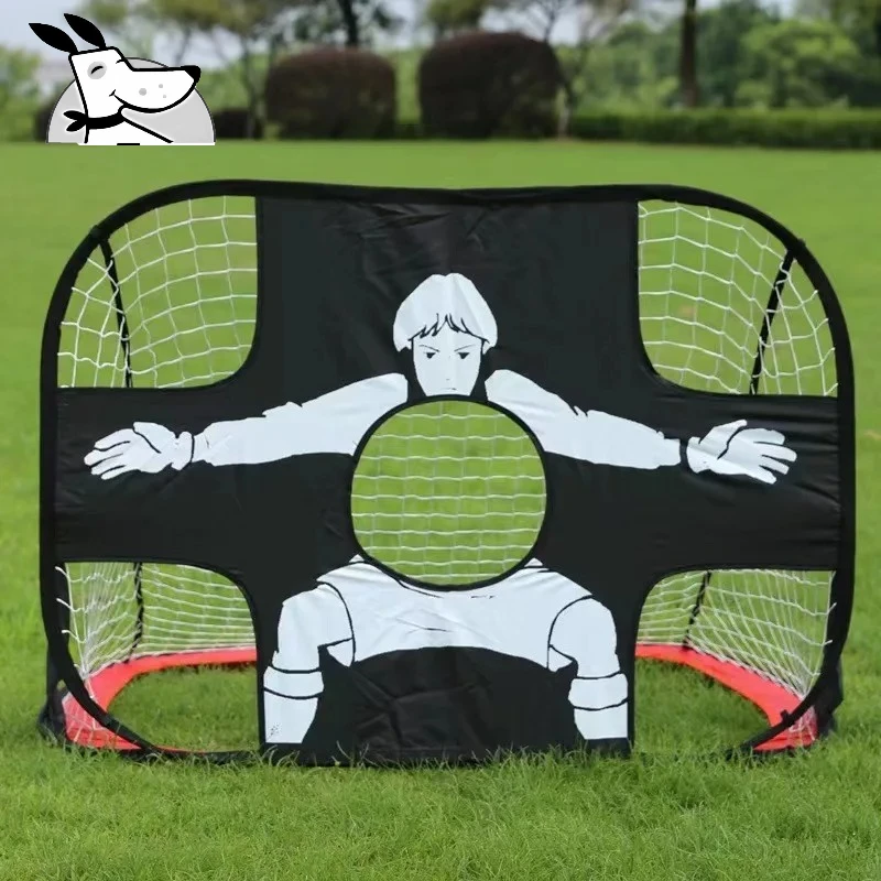 

Foldable Football Goal Nylon Soccer Goal Kids and Adults Football Target Net for Playground Backyard Indoor Outdoor Training