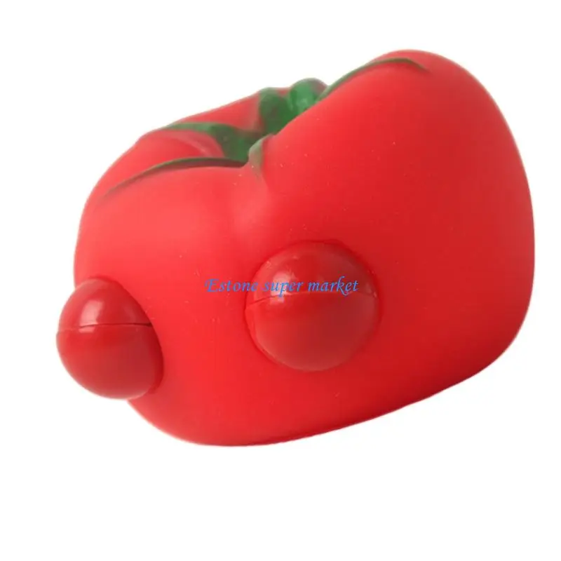 090B AntiStress Squeeze Vegetable Toy with Eye Popping Sensory Relief Reduce Balls Toy for Office School Kids Pocket Toy