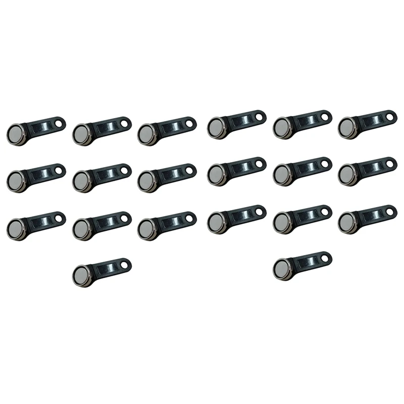 

RISE-20Pcs DS1990A-F5 TM Card Ibutton Tag With Wall-Mounted Black