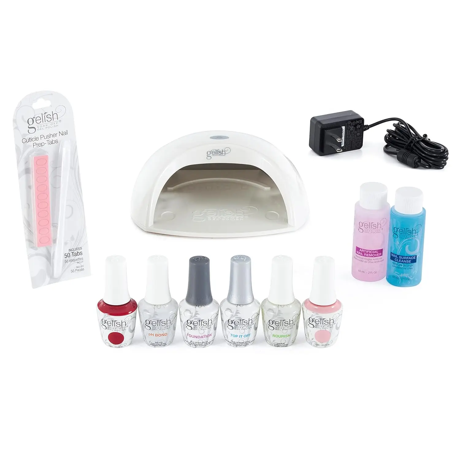Professional Gel Nail Polish Set with LED Lamp, 15mL Soak Off Kit for Salon Use