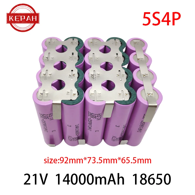 تخصيص5S2P 5S3P 5S4P 6S2P 8.4V 3.7V 10.8V 16.8V 18V 25.2V 18650 35E بطارية حزمة 3500mAh لخلية الحفر الكهربائية مفك البراغي