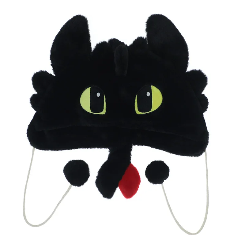 Cappello per orecchio bestia periferica anime Meow Meow Simpatico cappello di peluche Caldo versatile Orecchio con lacci Alla moda
