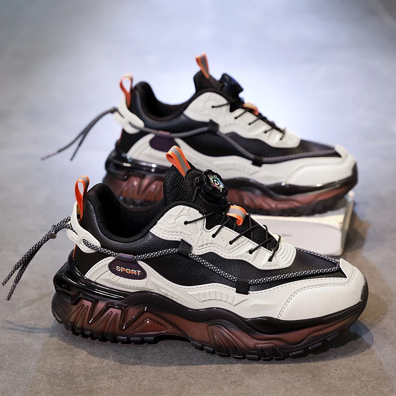 حذاء رجالي أحذية رياضية الذكور تنيس أحذية فاخرة رجالي المشي مدرب غير رسمي سباق تنفس أحذية بدون كعب أنيقة احذية الجري للرجال #4