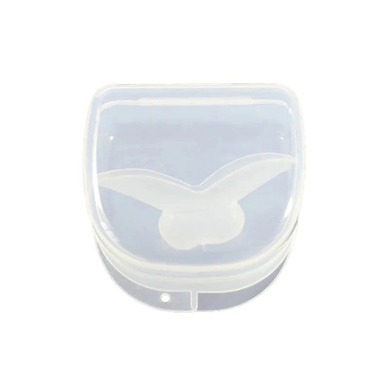 New 1pc Anti Snoring Mouthpiece Device Tongue Medical Silicone Sleep Guard Tongue Retain Breathing Aid Snore Apnea view 4