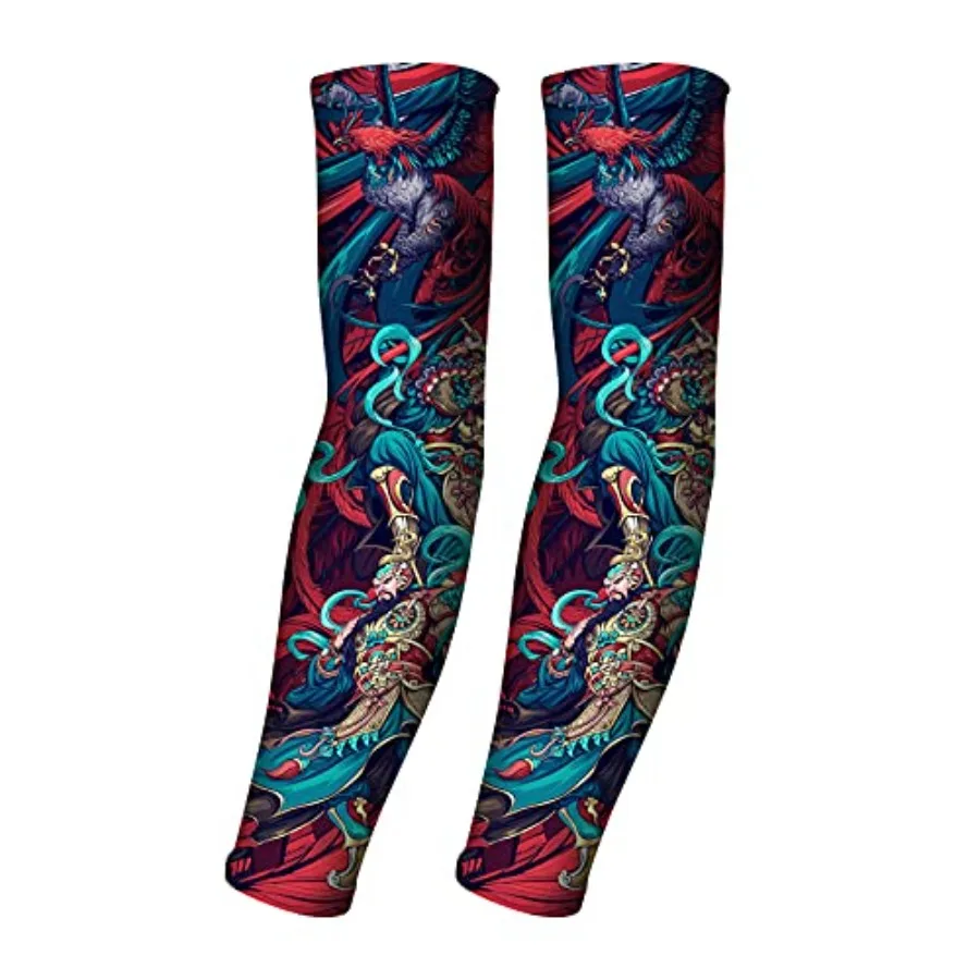 

UV Sun Protection Arm Sleeves for Men and Women-UPF 50+ Sports Compression Cooling Sleeve-Unique TATTOO SLEEVE gift