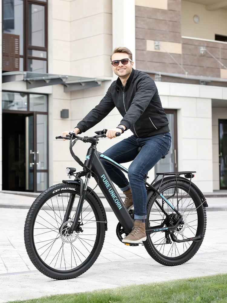 AliExpress PURE UNICORN U3 29 Inch Electric Bike 48V 750W 12.8Ah Adult Ebikes 45KM/H Electric Bicycle 60KM Electric Mountain Bike For Men