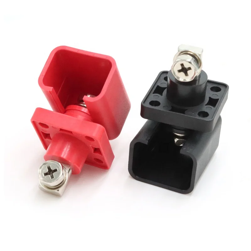 

100a All Copper Terminals for Electric Vehicle Power Connector Through-Type Terminal Lithium Battery Electric Vehicle Connectors