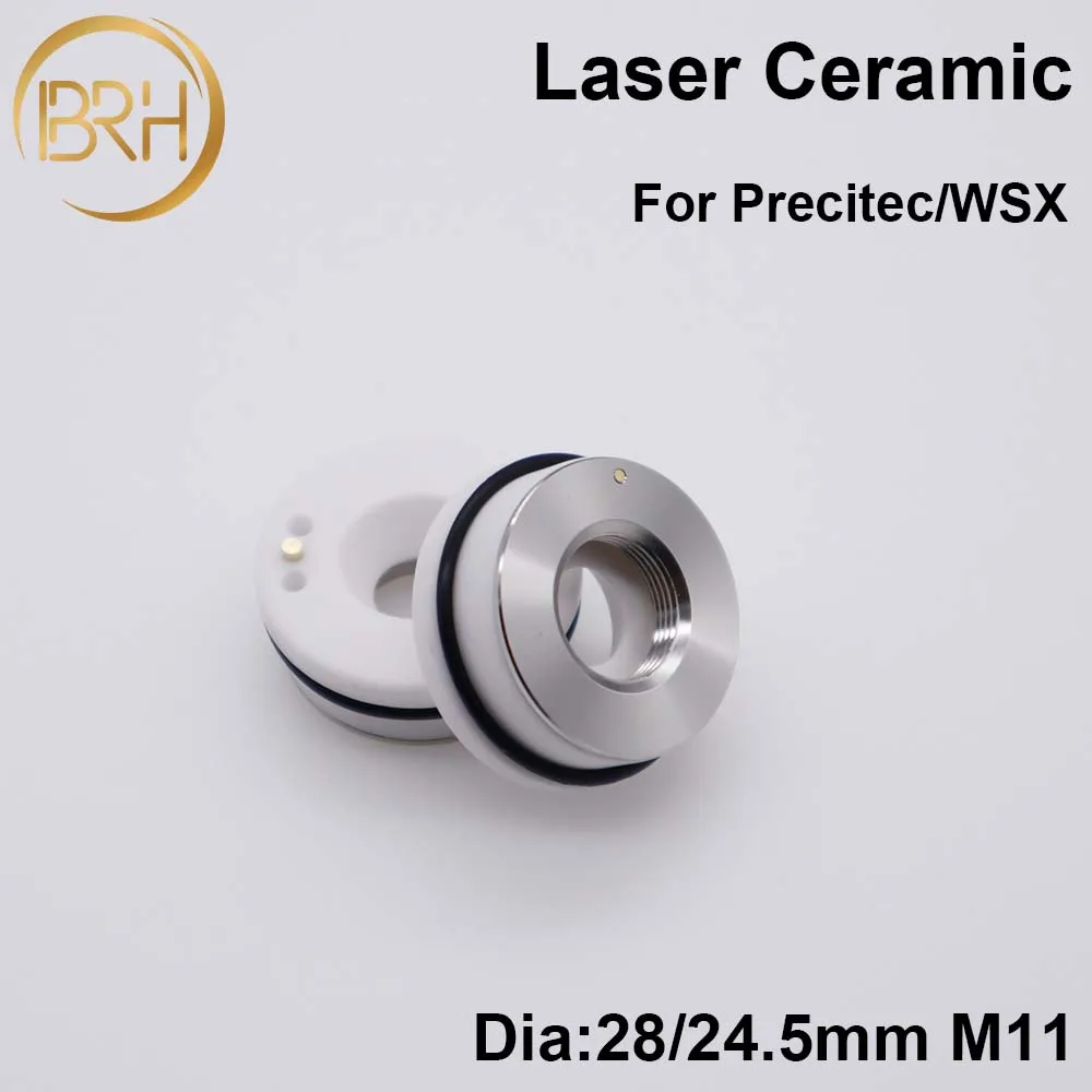 BRH Precitec/WSX السيراميك الفوهات حامل KTB2 يخدع P0571-1051-00001 ل Precitec HSG الألياف رأس تقطيع ليزر