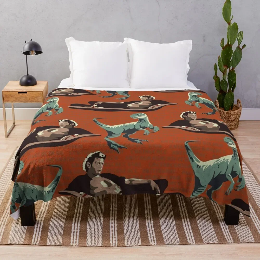 

Jurassic Geniuses Throw Blanket Soft Big Blankets For Bed Single Softest Blankets