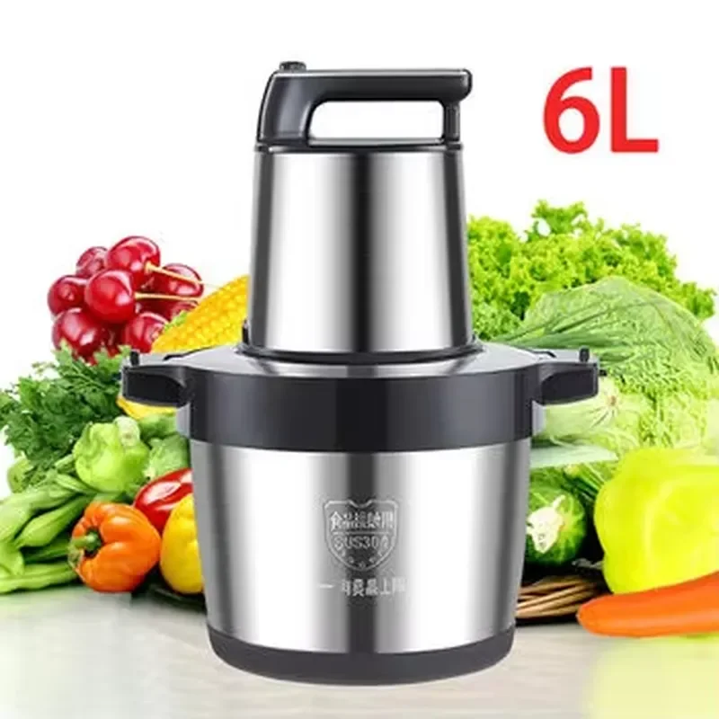 stainless steel 6L 10L fufu pounding machine meat grinder blender electric food meat chopper for sale