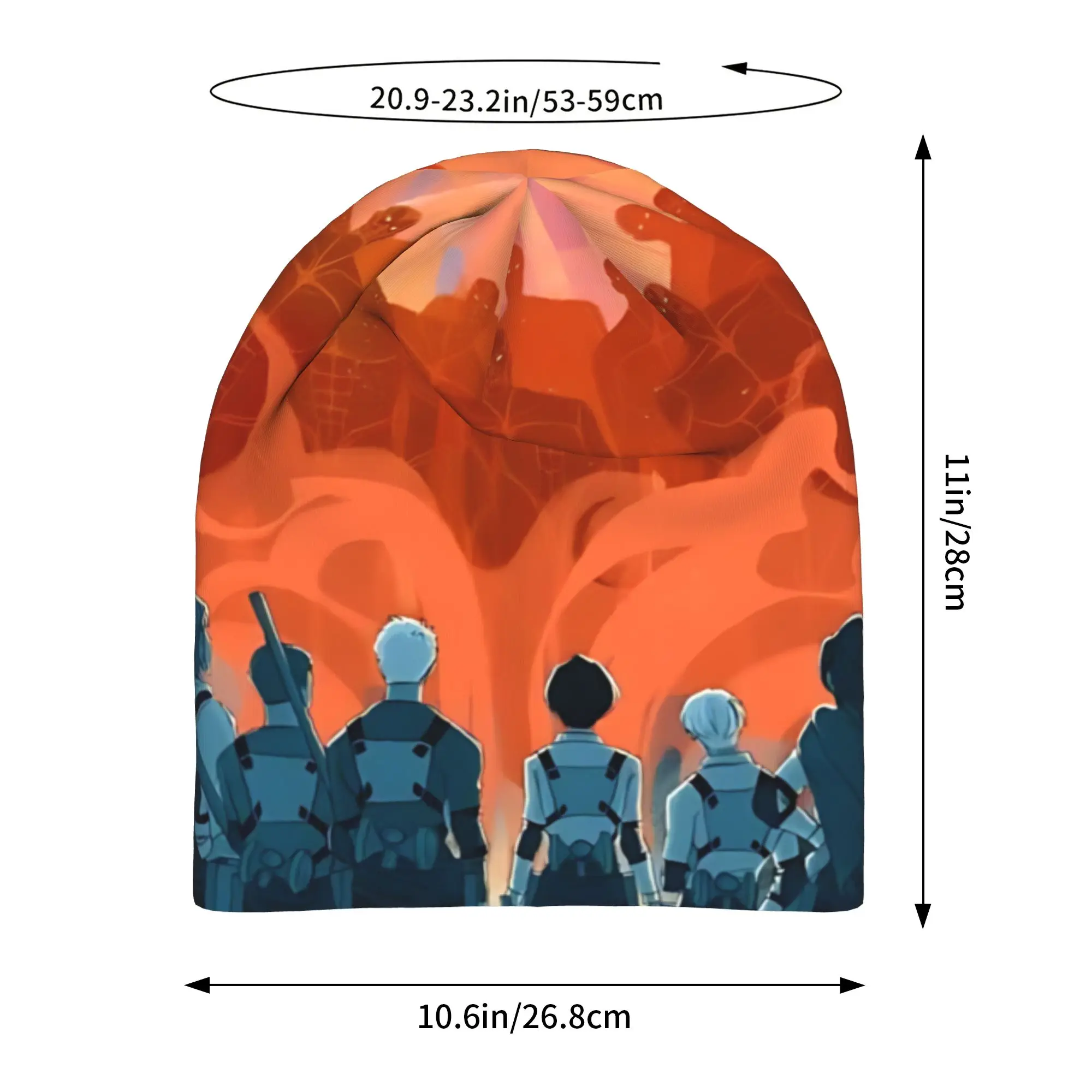 Attack On Titans Anime Thin Hat Bonnet Hats Autumn Styles  Skullies Beanies Caps Men Women's Hip Hop Ski Cap
