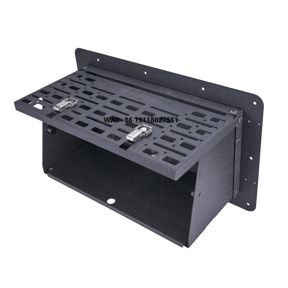 

Alloy Rear Door Folding Drop Down Table Cooking Camping Organizer Storage for Land Cruiser 76 LC76 Accessories