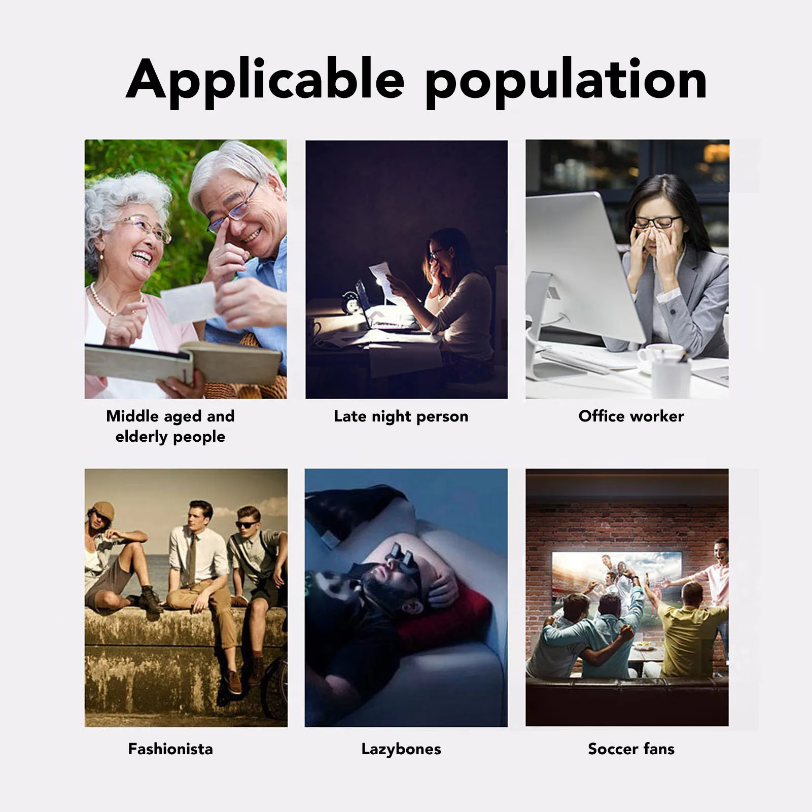Lie Down Eyeglasses Horizontal Glasses Spacious Interior 90 Degree Refractive Prism High Definition Optical Glass for Reading