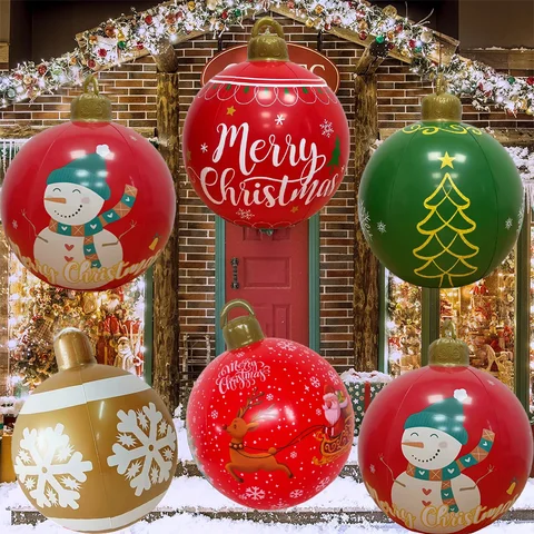 Giant Inflatable Christmas Ball, 32 Inch