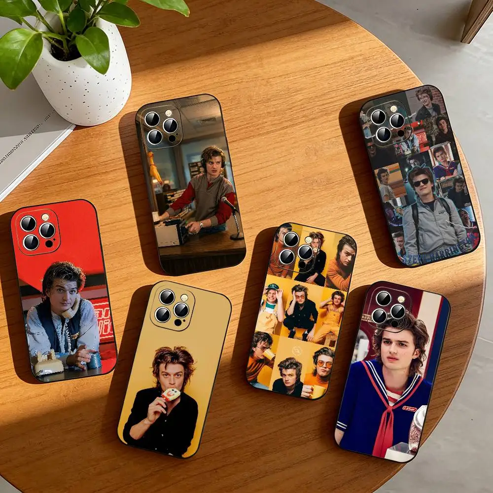

S-steve H-harrington Phone Case Silicone Soft For IPhone 17 16 15 14 13 12 11 X XR Plus Pro Max Plus