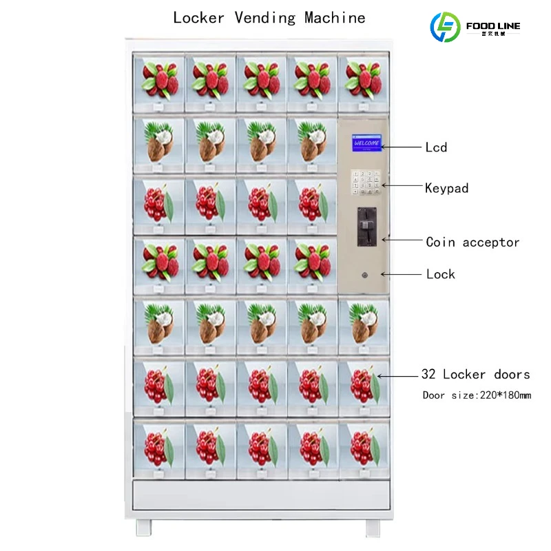 

Large Capacity Self-service Snack Beverage Drink Egg Lockers Vending Machine From China Manufacture Customized