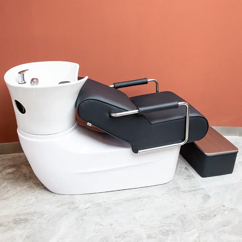 

Professional Hairdressing Chairs Shaving Simple Spa Styling Shampoo Bed Beauty Salon Meuble Salon Barber Shop Furniture