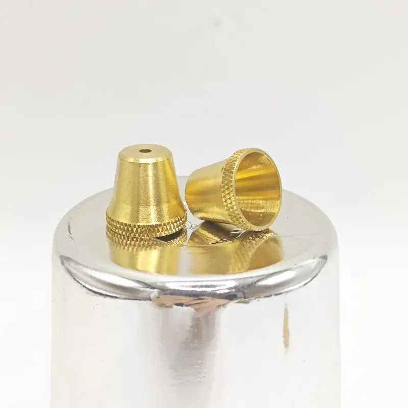 Drop Resistant Brass Handheld Tobacco Filter Small Dual Purpose Pipe for Cigarette Tobacco Camping Hiking