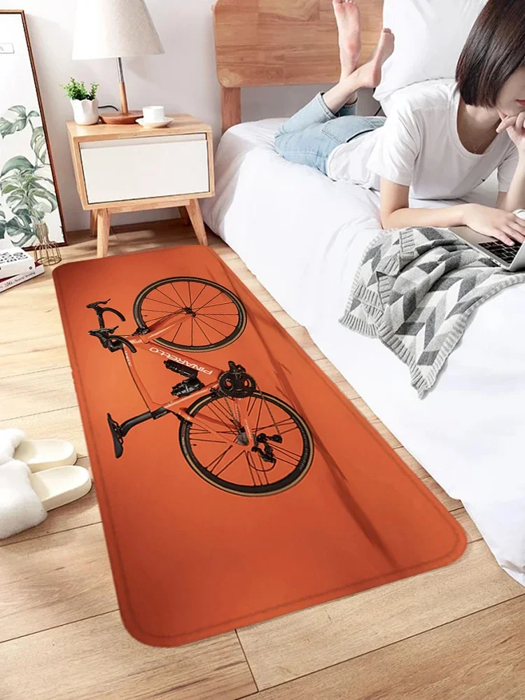 Hallway Carpet Pinarello Bedroom Mat Doormats Non-slip Bicycle Kitchen Bike Floor Mat Flannel Living Room Decor Bathroom Rugs