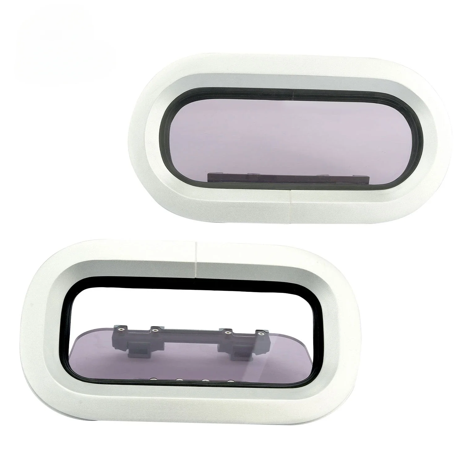 High Quality Aluminium Boat Window Oval / Rectangular Shape Opening Portlight For Boat