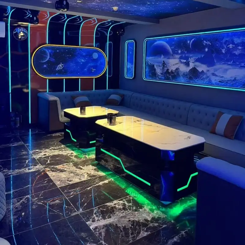 *Party bar Tables bar Interactive Game Table Bar Lighting on the Table