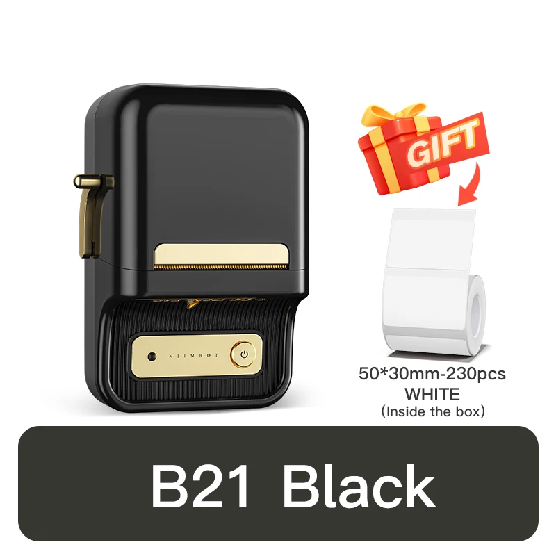 NiiMbot B21 B21 PRO Bluetooth zelfklevende labelprinters Mini thermische printer Draadloze barcodelabelmaker voor kantoorkleding