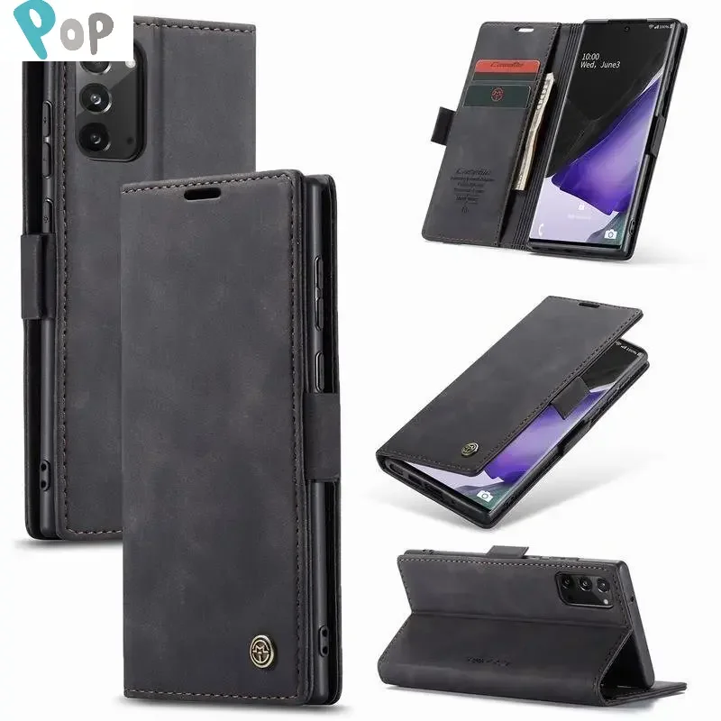 

Leather Case For Samsung Note 20 Ultra Luxury Magnetic Multifunctional Flip Wallet Phone Cover For Samsung Galaxy Note20 Coque