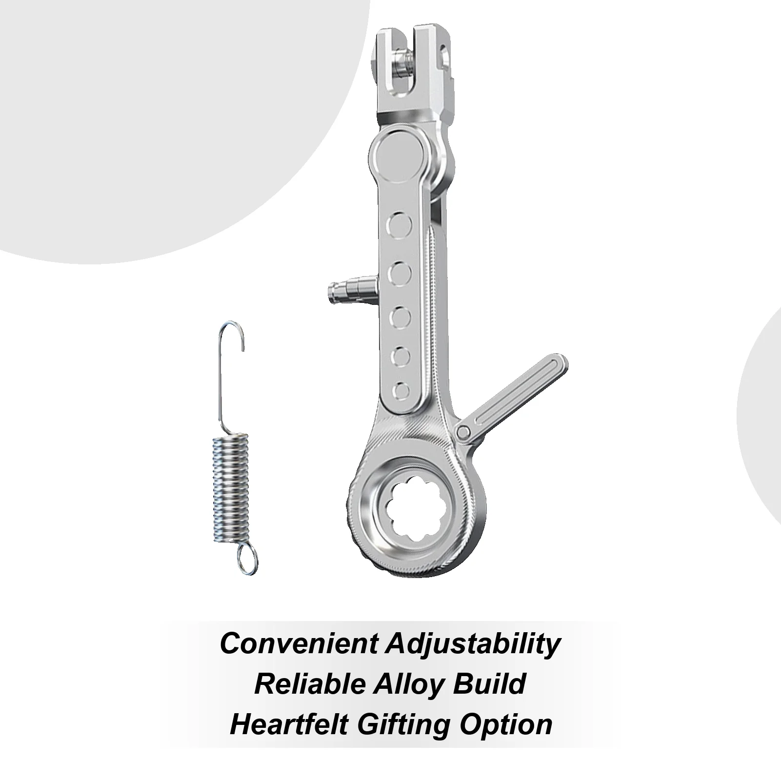 

Dirt Bike Stand Alloy Motorbik Foot Side Support Scooter Parking Kickstand For Men Women Boys Girls Youth Teens Athletes Son