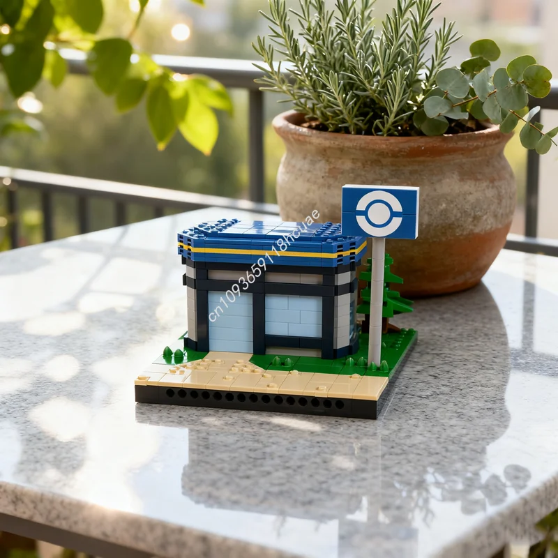 

481 шт. MOC Pok Mart модульная модель монаха строительные блоки строительные игрушки для сборки творческая идея детский рождественский подарок на день рождения