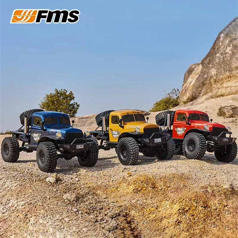 

FMS 1:10 Atlas 4x4 Внедорожный грузовик RS версия Дистанционное управление 2,4 ГГц Электрический гусеничный симулятор Модель грузовика RC Игрушки для взрослых мальчиков